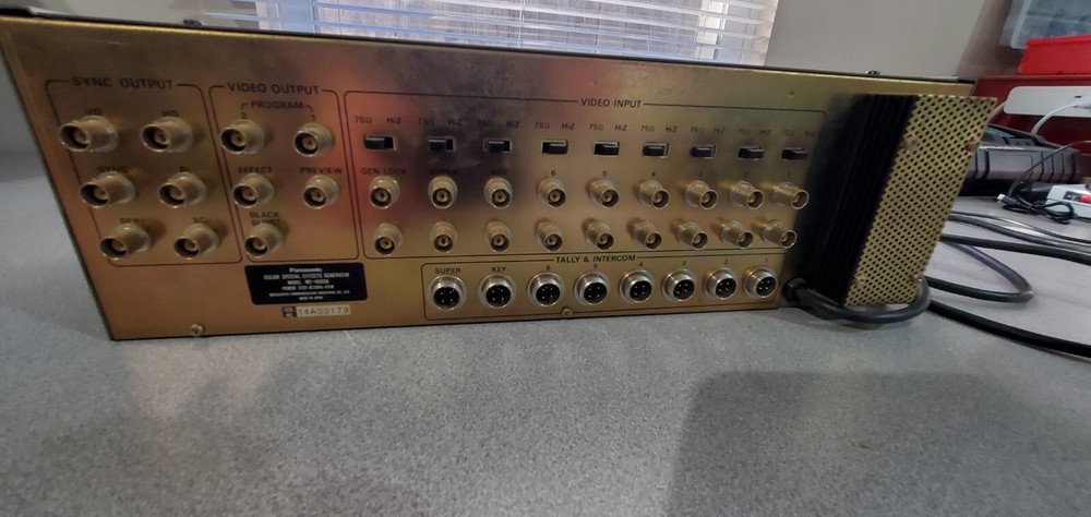 Panasonic Video Switcher & Effects Generator Model WJ-4600A