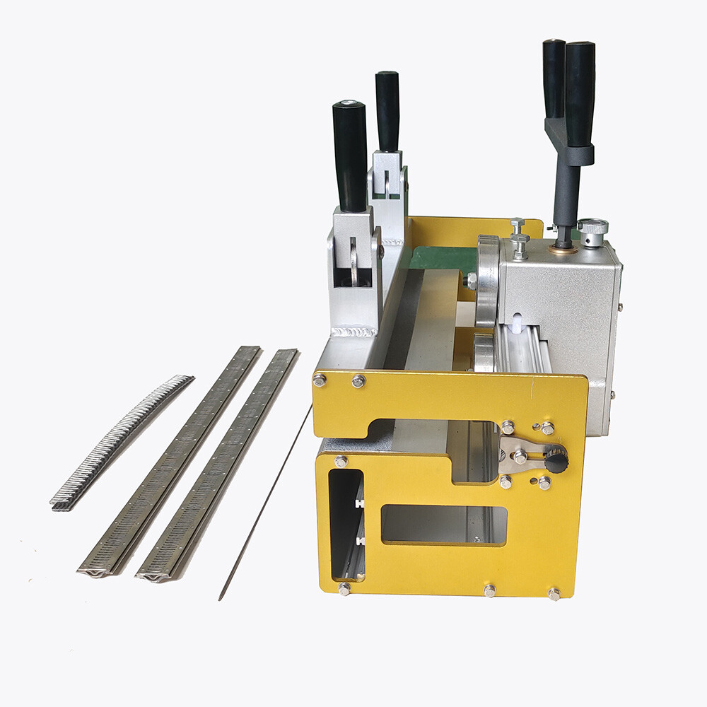 RL-14 Manual Roller Machine - 14" Belt Width - 2 Wire Hook Fastener Face Strip