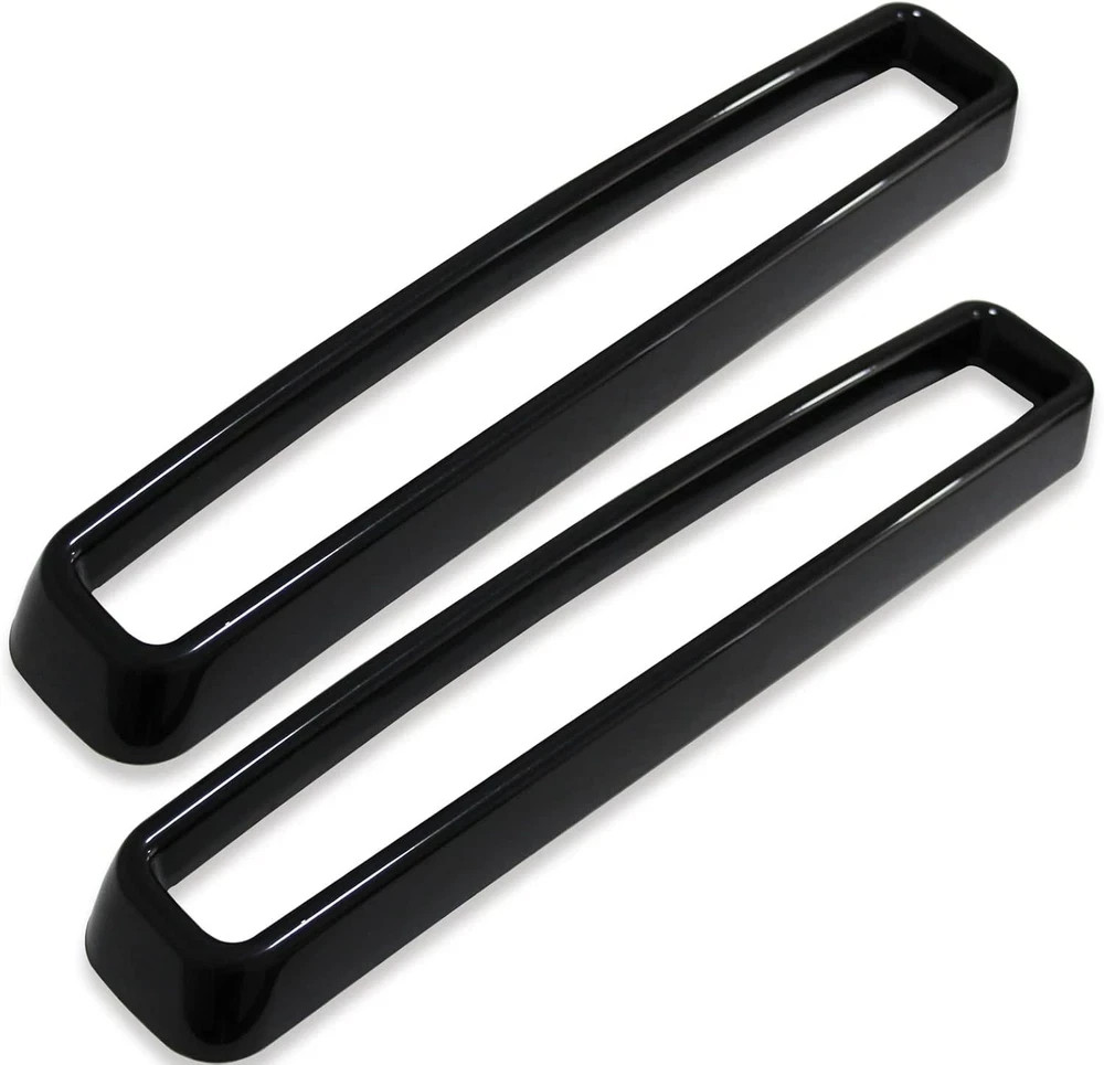 MSCRP ABS Front Grille Inserts for 2015-2020 Dodge Challenger () black