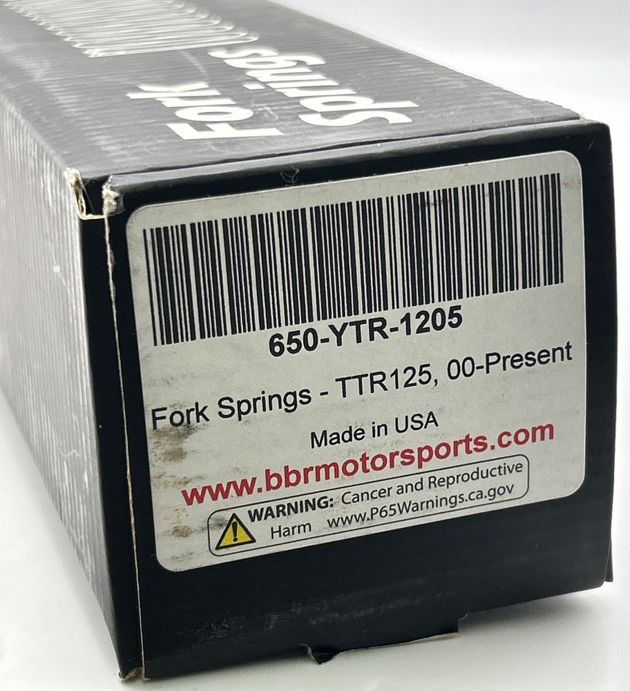 BBR Fork Springs 650-YTR-1205