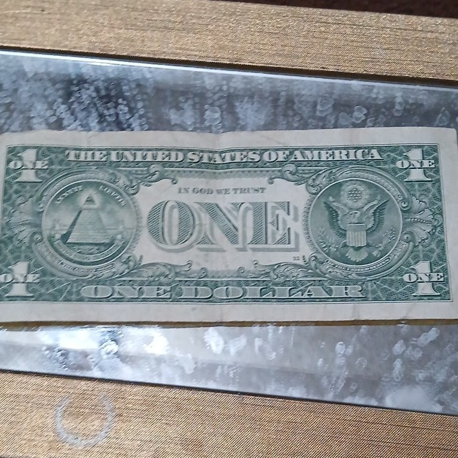 $1 Federal Reserve Note Error K11746092 Washington D.C. Missing Portion