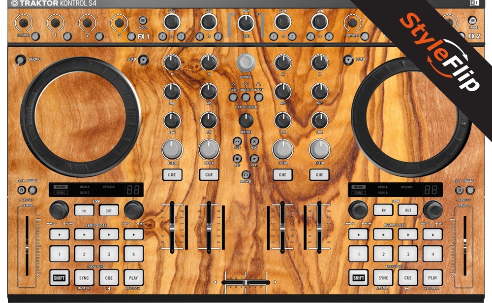 Native Instruments TK S4 MK2 | Wood 6 | Protective Decal | StyleFlip Skins