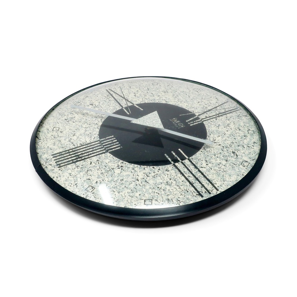 1980s Postmodern Wall Clock by Empire Arts