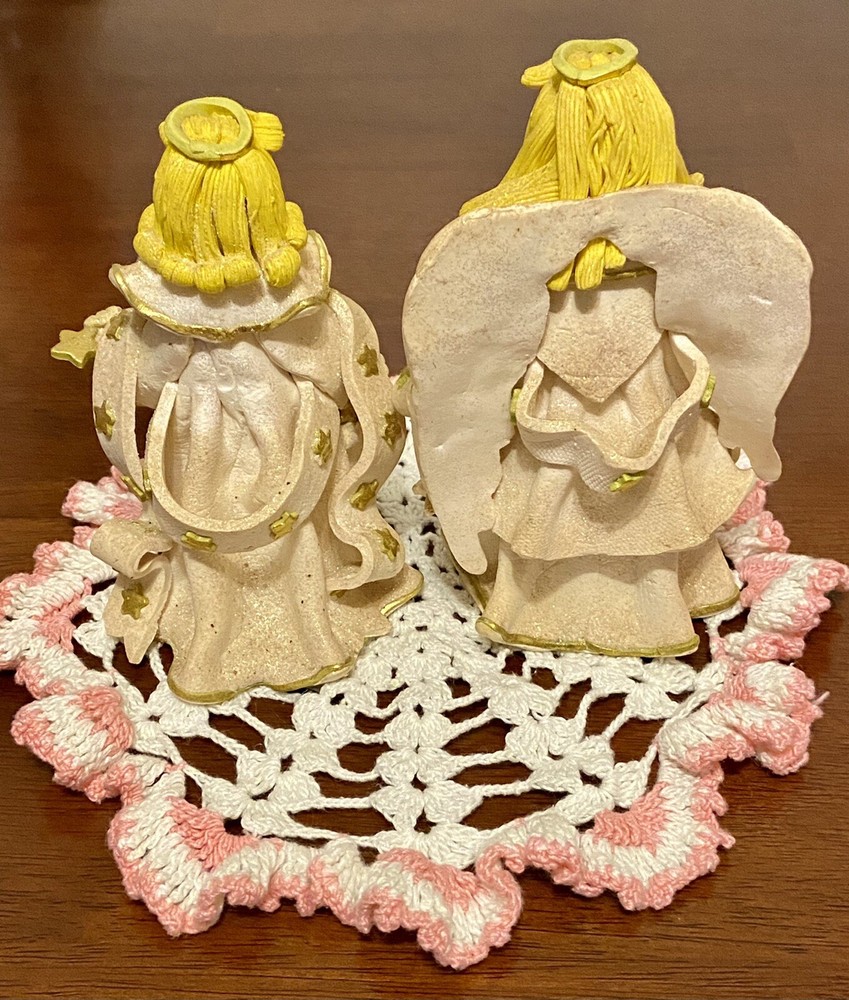 Vintage Angels hand crafted and painted very unique