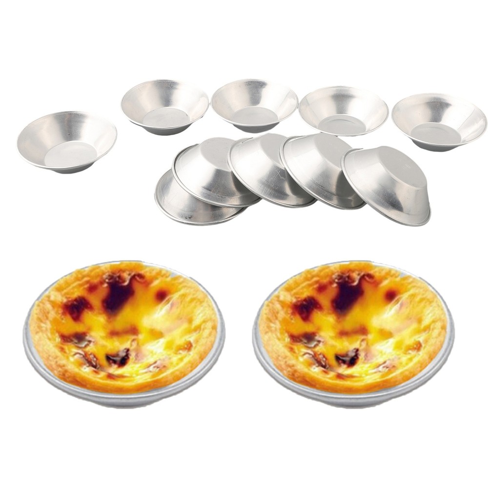 10pcs For Egg Tart For Mold Hot Baking Tools Cupcake Cake Cookie Pudding