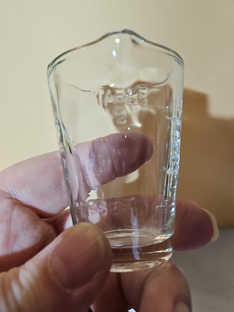 Glass Measuring Shotglass With Spout