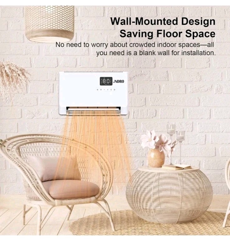 JNDRO Wall-Mounted Space Heater