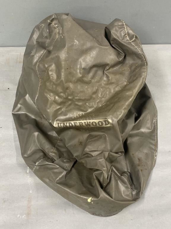 Vintage Underwood Motorized Adding Machine & Cover