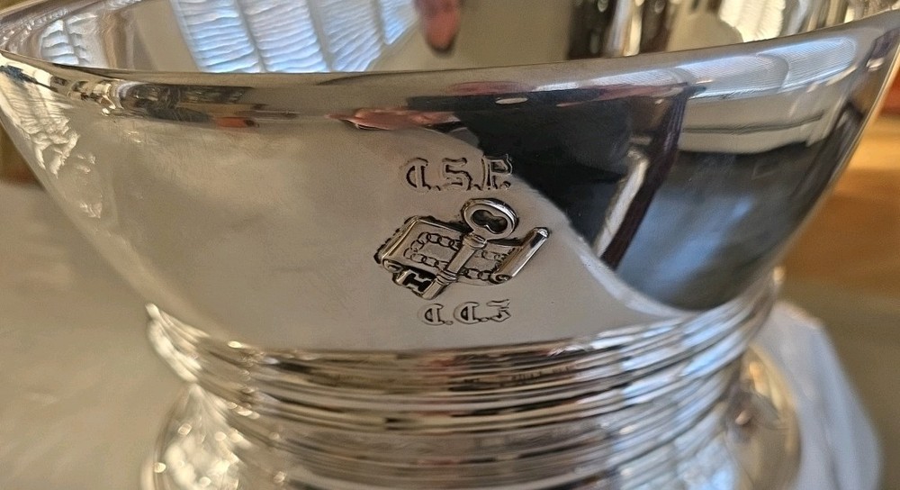 LARGE TIFFANY & CO STERLING SILVER PUNCH BOWL / WEDDING CUP