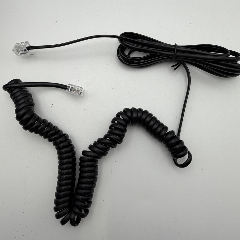 RCA Slim-Line Corded Telephone Mountable Black Volume & Ringer Control