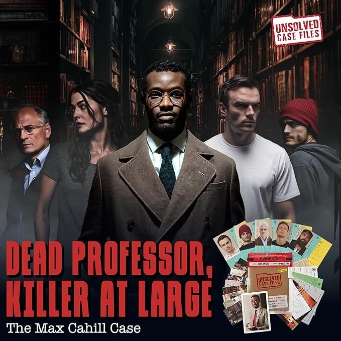 Unsolved Case Files | Cahill, Max - Cold Case Murder Mystery Game