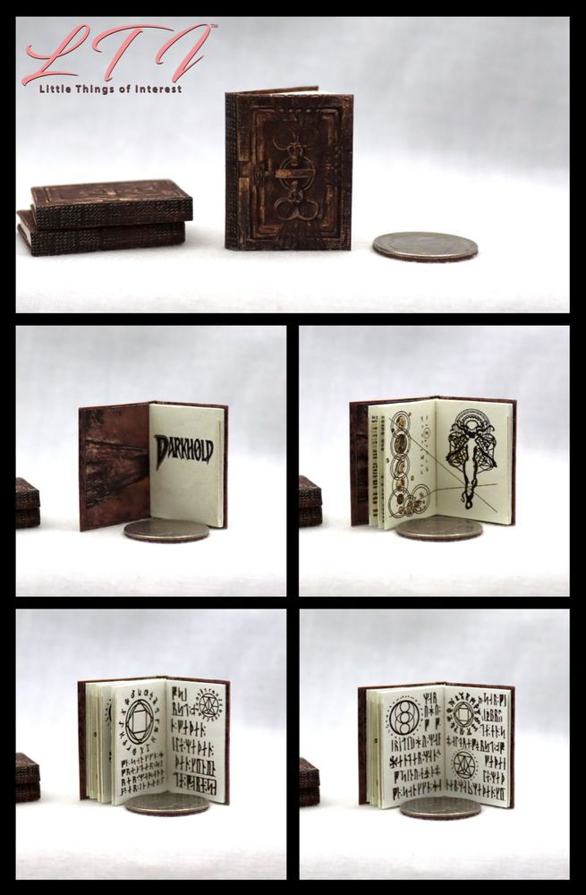 DARKHOLD MCU Version 1:12 Scale Miniature Readable Illustrated Book Marvel