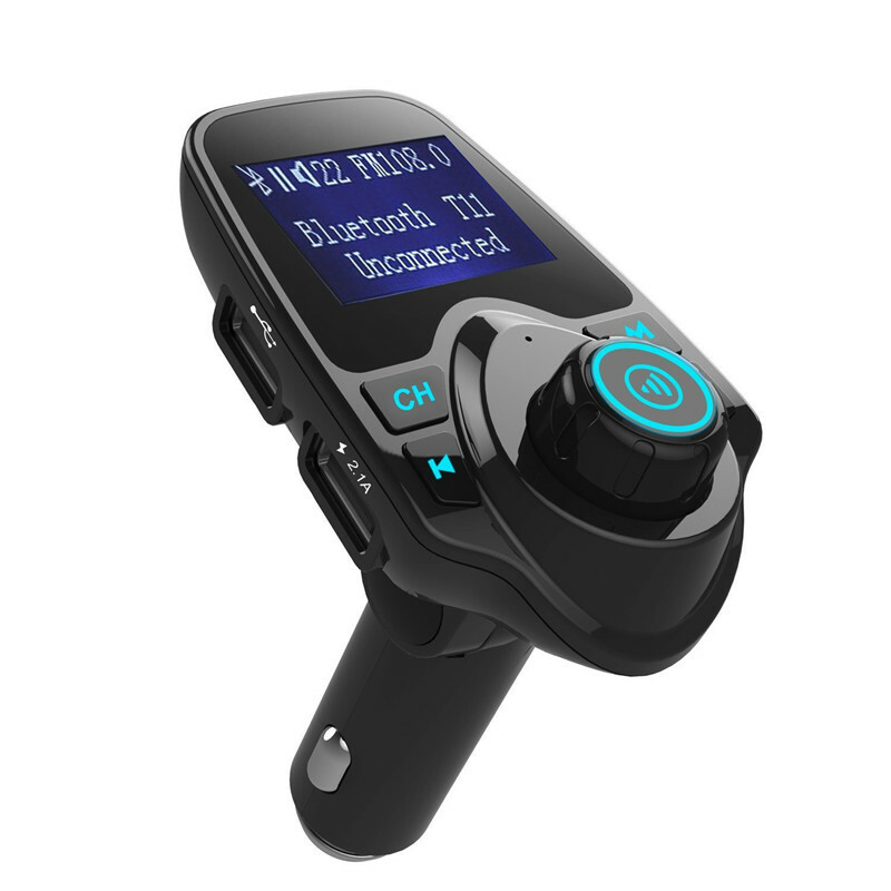 Bluetooth Wireless Car FM Transmitter AUX Stereo Receiver Adapter 2 USB Charger