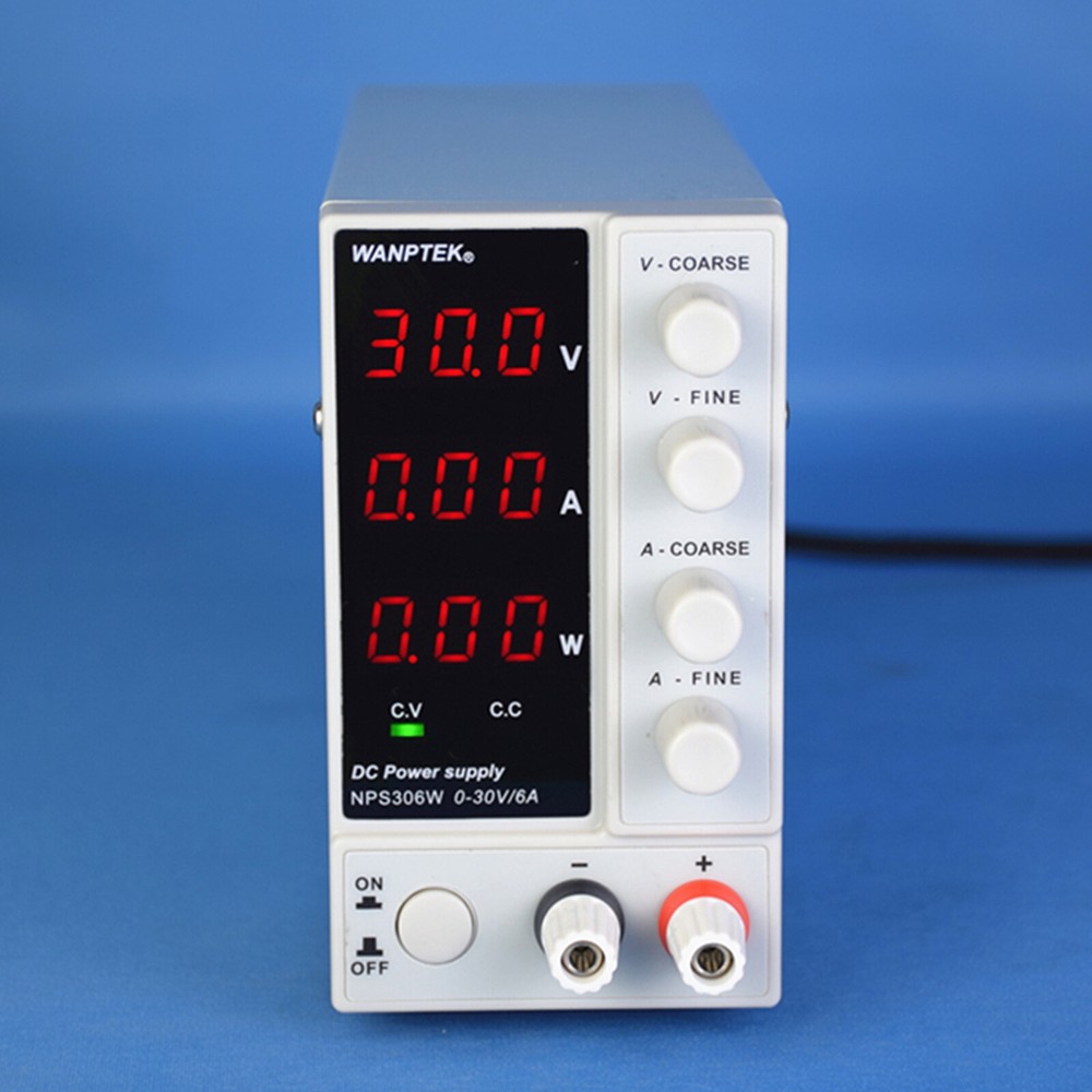 DC Power Supply Variable Adjustable Switching Regulated Power Supply 0-30V 0-6A