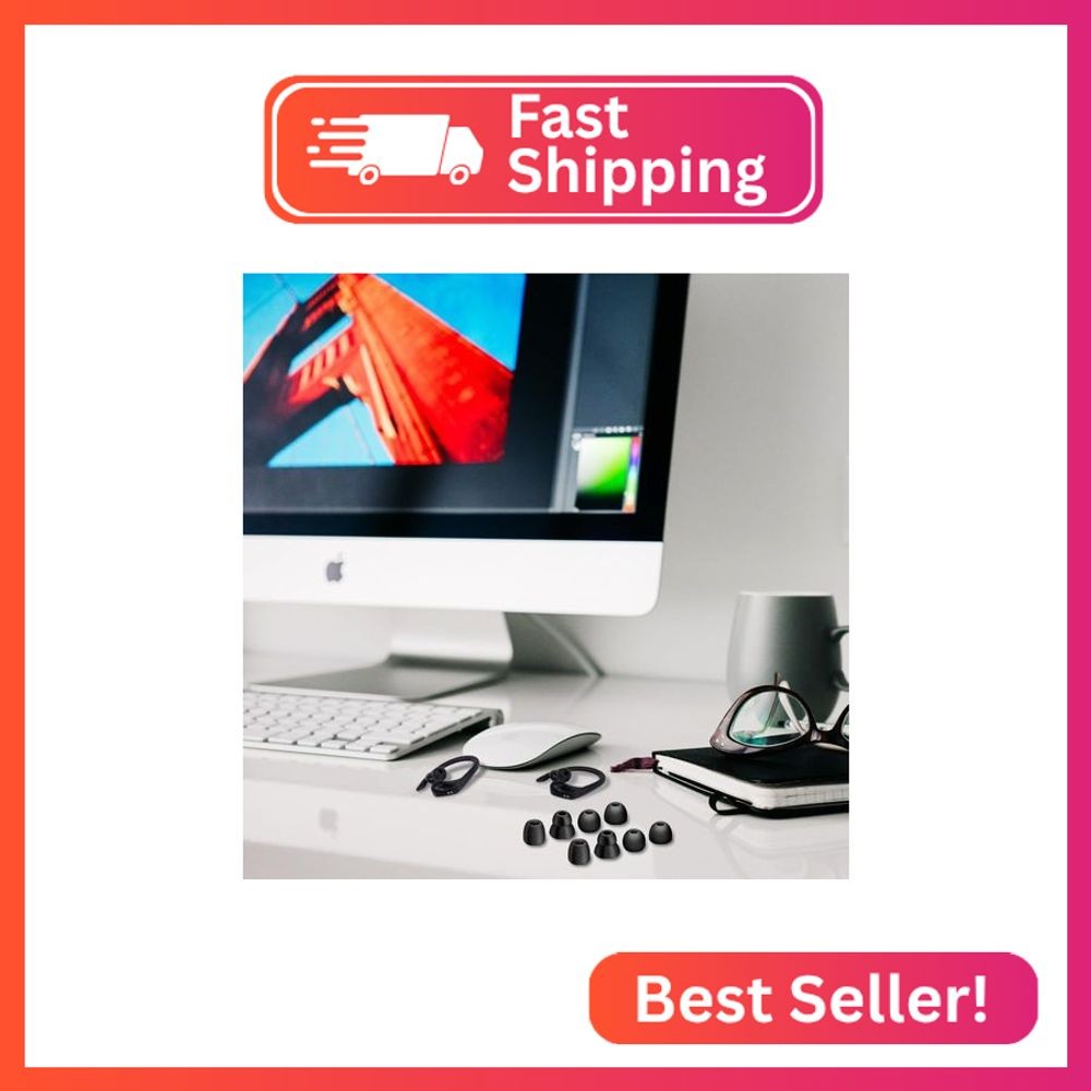 Replacement Eartips Compatible with Beats Flex/Beats X/urBeats/Powerbeats Pro/Be
