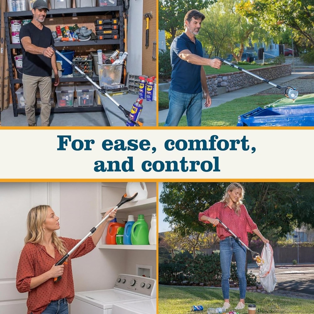 36" Folding Grabber Tool + Magnets for Elderly & Disabled