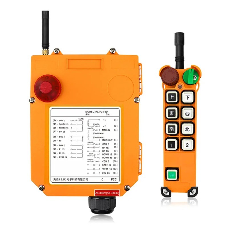 F24-8D Industrial Wireless Remote Controller with Emergency Stop Key