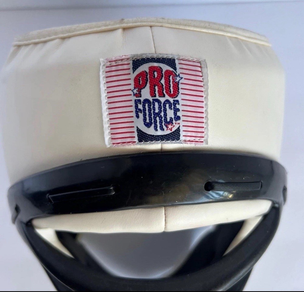 ProForce Headgear with Face Cage in White XL Size