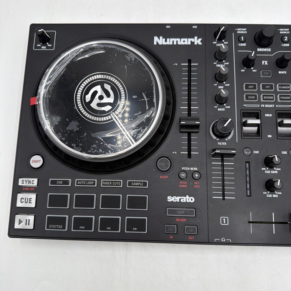 Numark Mixtrack Pro FX 2-Deck DJ Controller for Serato DJ No Power Cord Tested