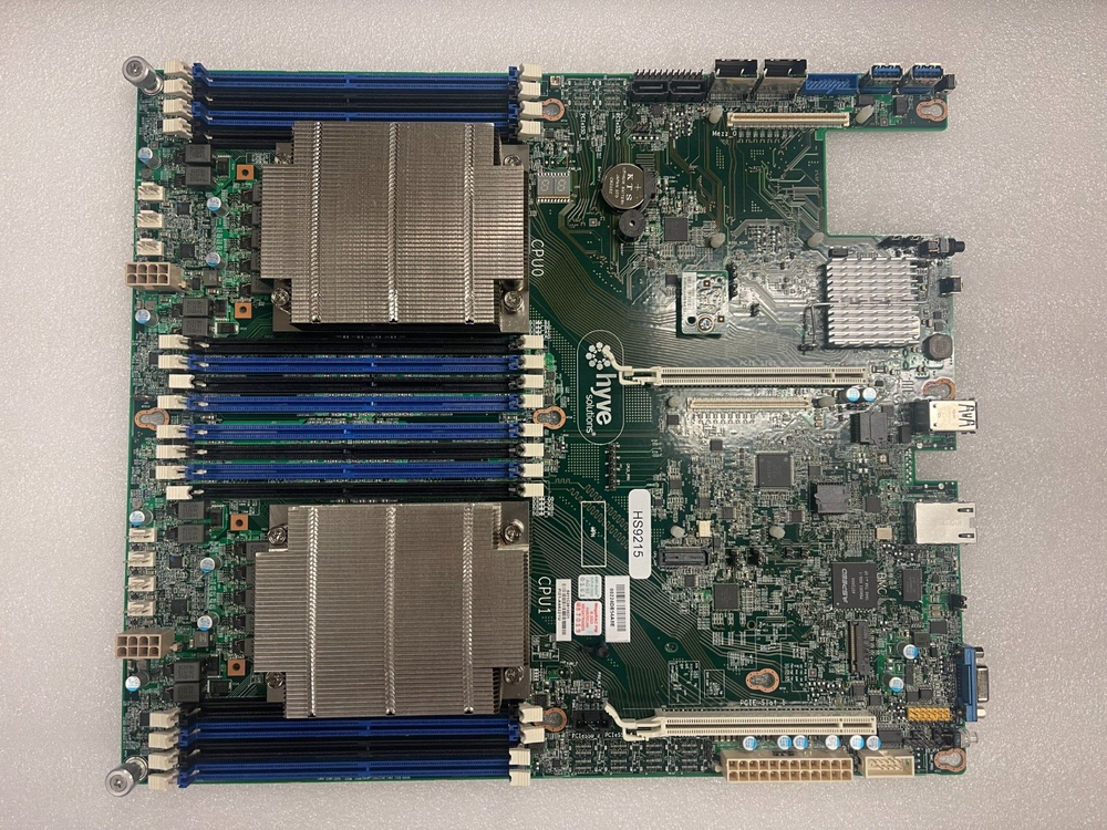 Hyve Solutions Dual Socket LGA2011-3 HS9215 Server Board w/ Heatsinks