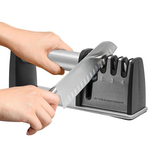 Knife Sharpener Kitchen Knives Scissors Manual Blade Polish Sharpening Tool