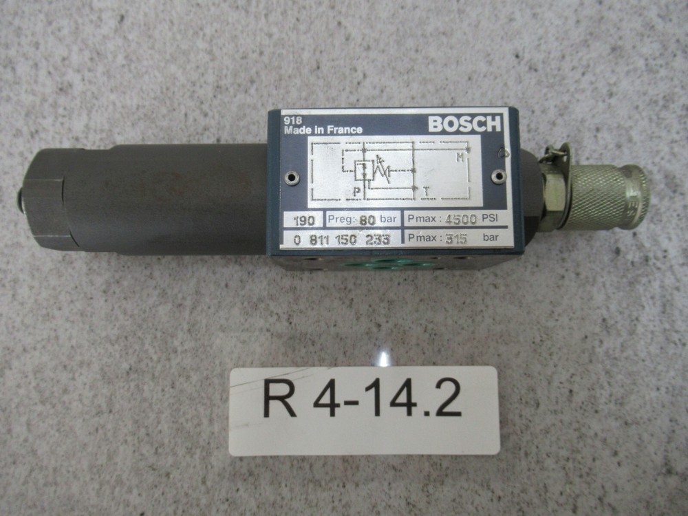 Bosch 0811150233 Hydraulic Pressure Control Valve