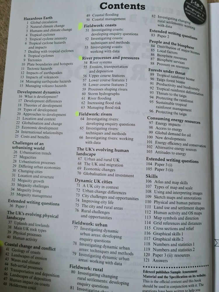 Geography B Revision Workbook GCSE 9-1 Edexcel