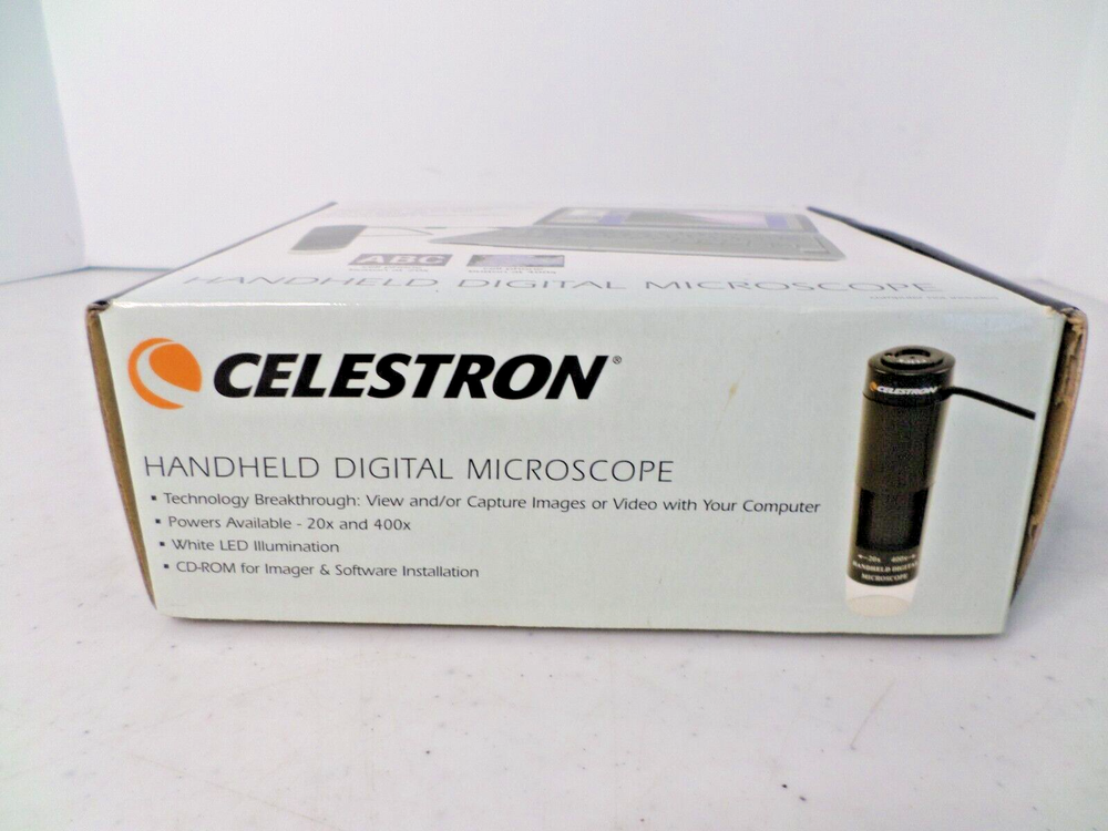Celestron Handheld Digital Microscope 20x and 400x Model 44300