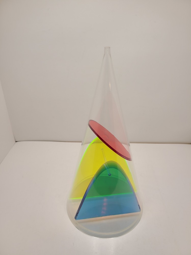 Günter Herrmann Lehrmittelfabrik Mathematical Model Cone with Sections Aid