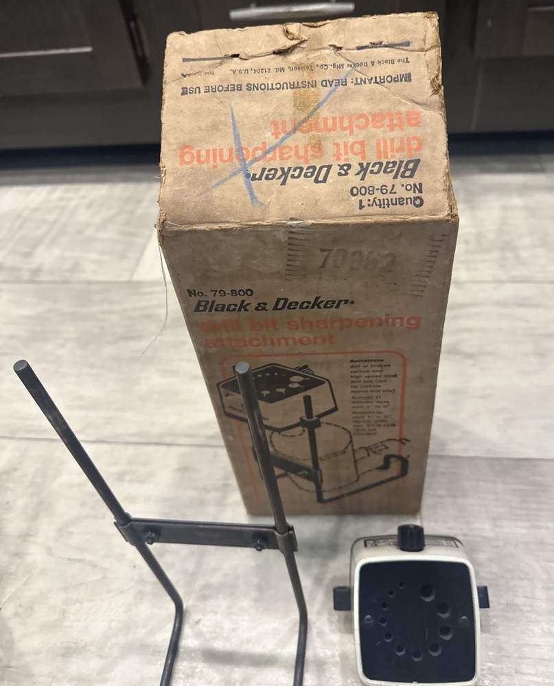 BLACK & DECKER No 7980 DRILL BIT SHARPENER