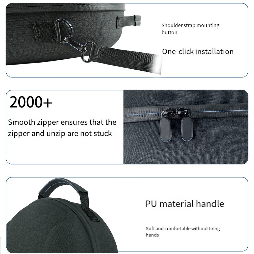 VR Carrying Case for Portable Storage Bag Handlebar Suitcase for Meta 9366