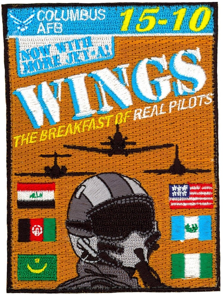 USAF COLUMBUS AFB SPECIALIZED UNDERGRADUATE PILOT TRAINING CLASS 2015-10 PATCH