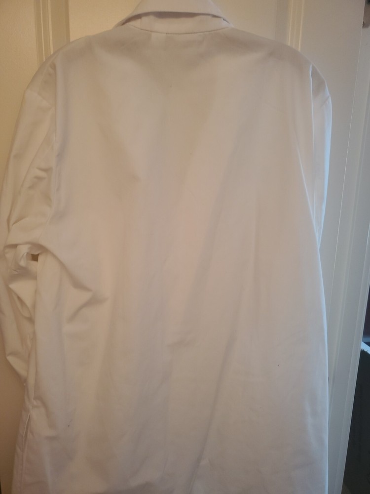 Landau Unisex 5-Pocket Plain Lab Coat - Medium