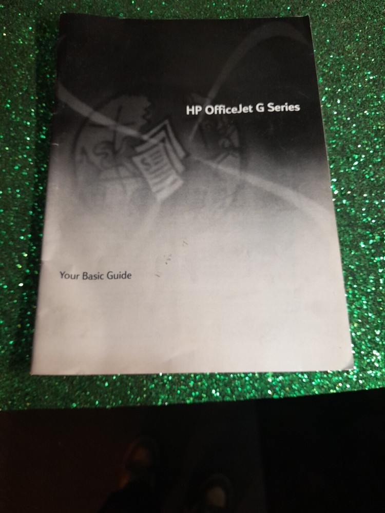 HP OfficeJet G Series  Your Basic Guide Operators Manual