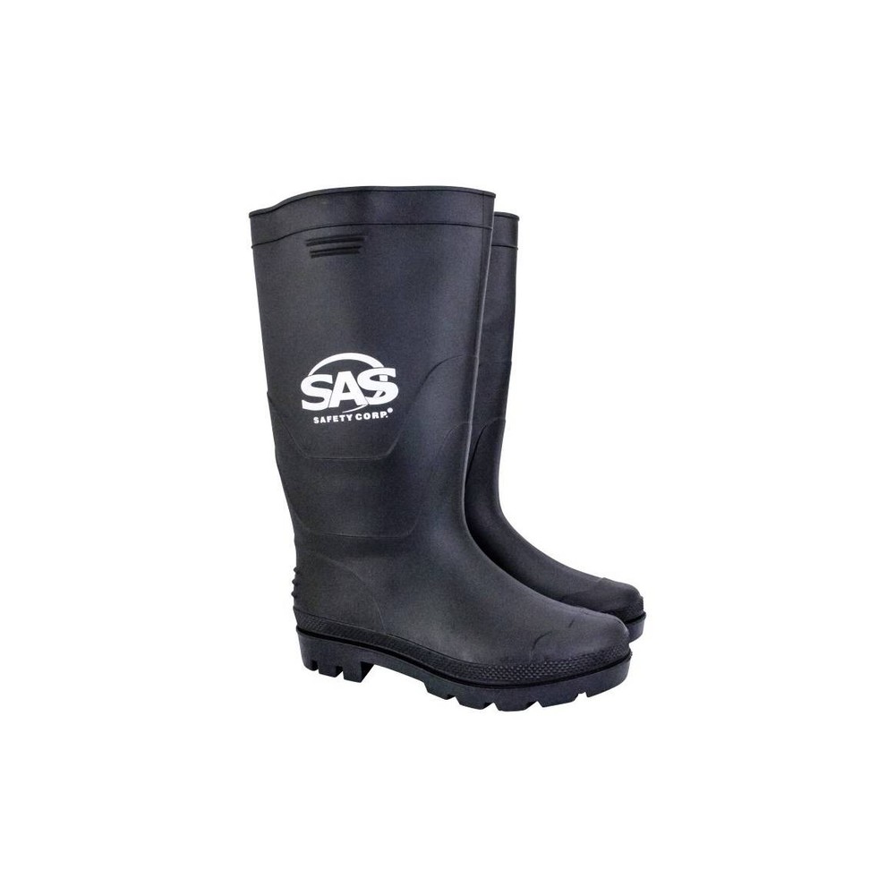 SAS 7130-12 15" Lined Non-Slip PVC Pull-On Boots, Size 12