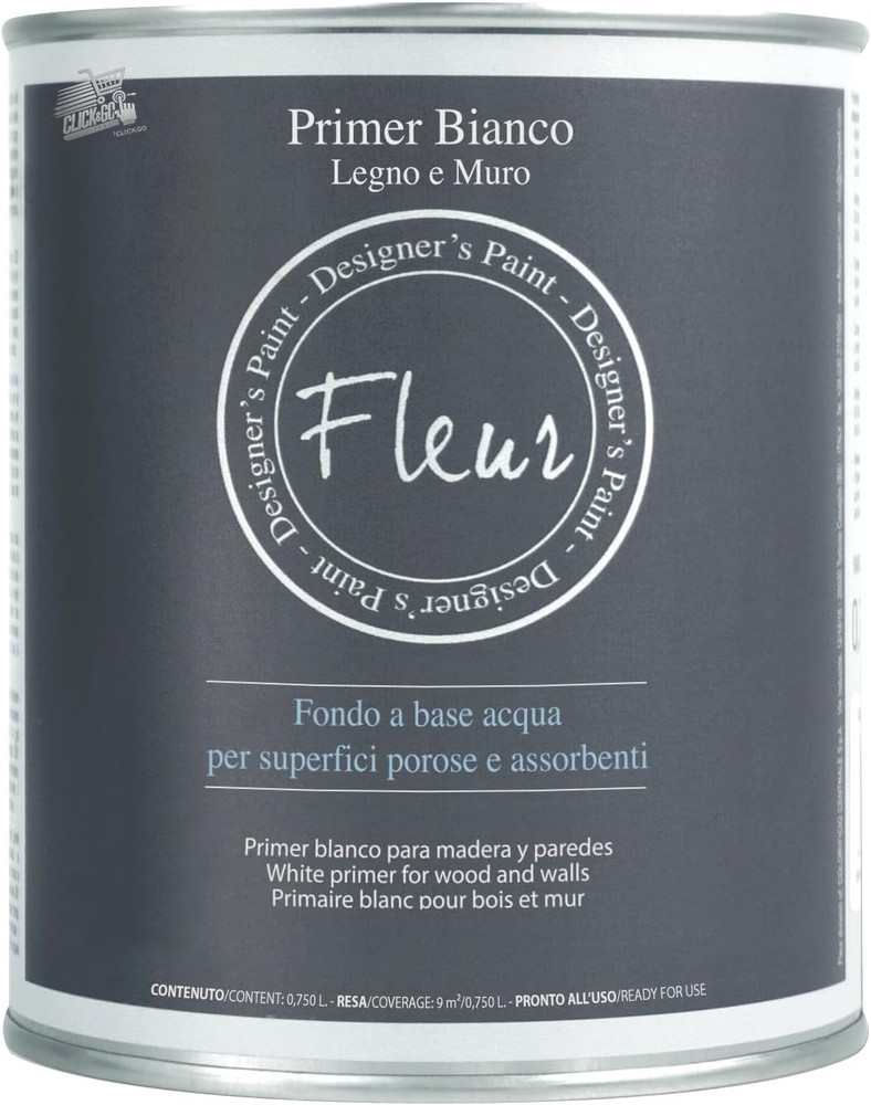 | Acrylic gripping bottom, suitable for non-absorbent surfaces, Fleur Primer