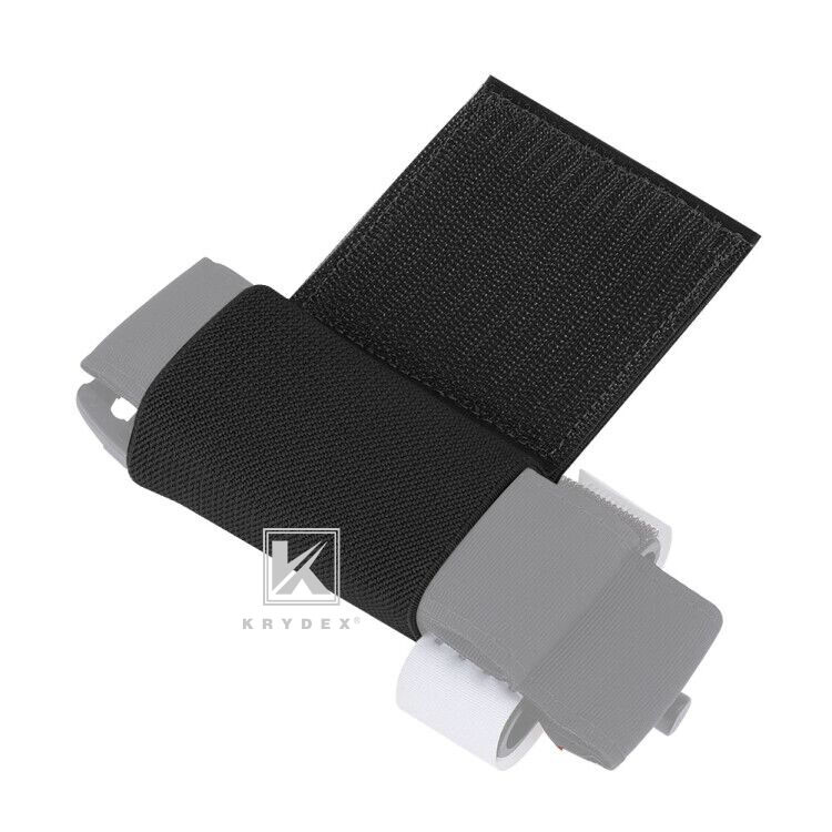 KRYDEX Elastic Holder Strap for Tourniquet Fastener Tool Hook & Loop Black
