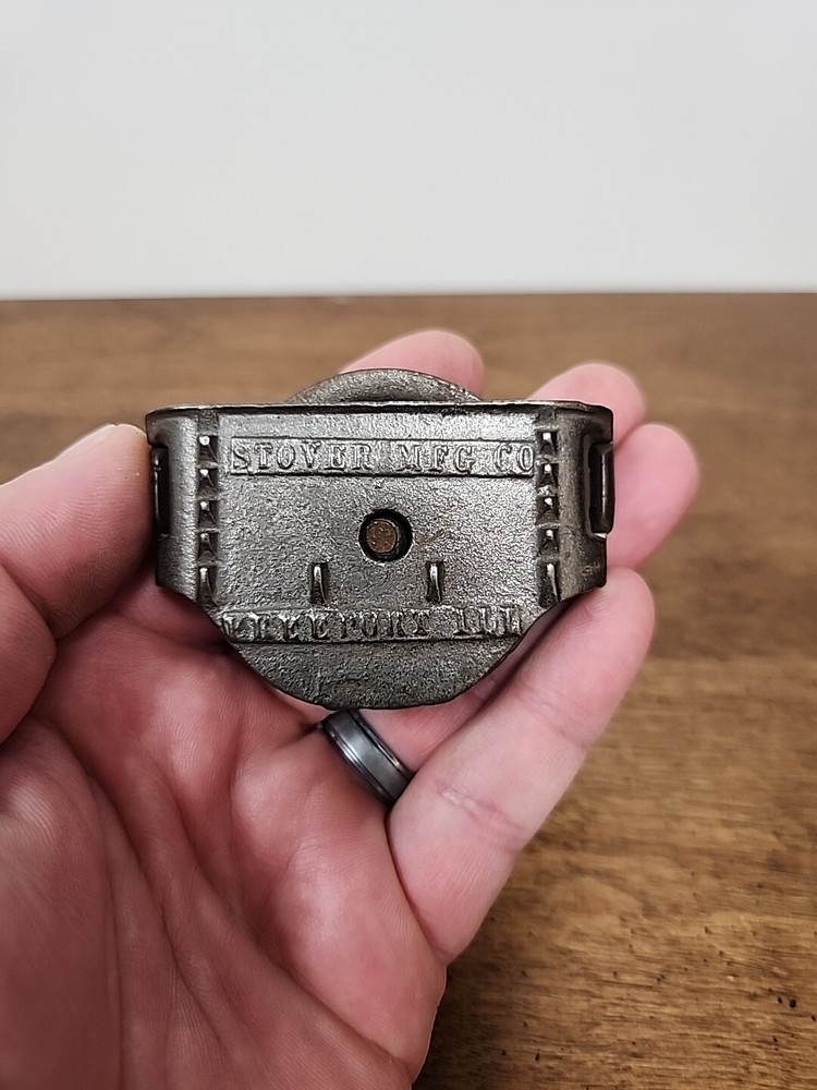 STOVER MFG CO - IDEAL - PAT 1890 WINDOW PULLEY