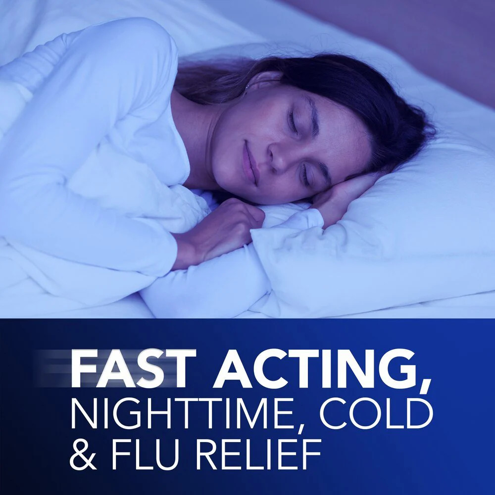 Vicks NyQuil Cold & Flu Relief LiquiCaps, 24 ct