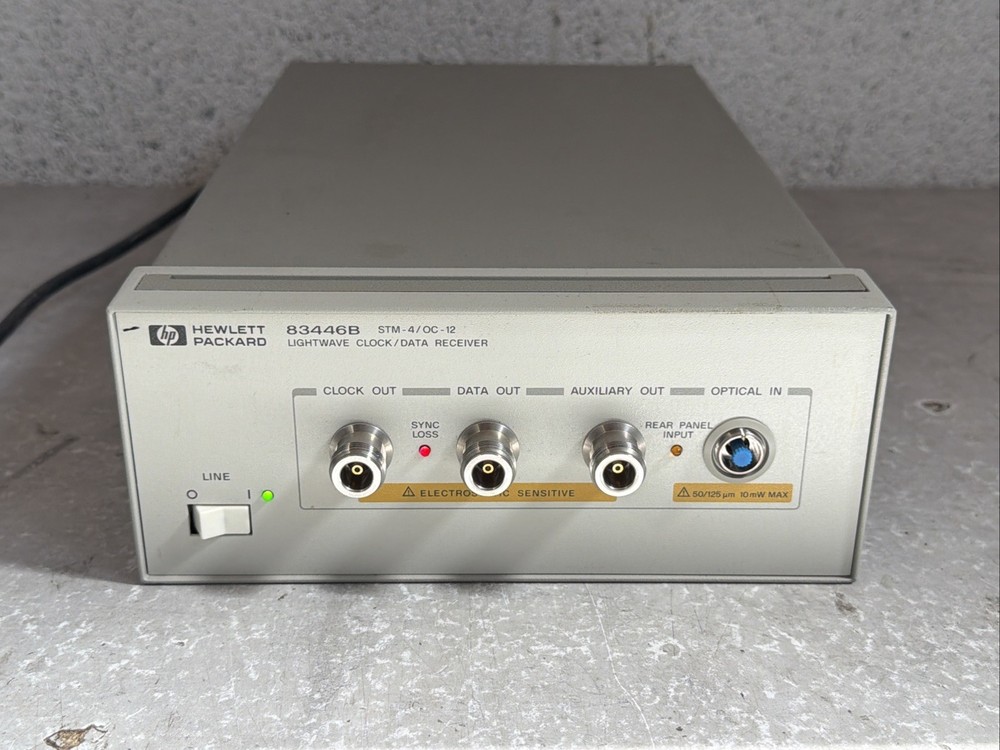 HP 83446B Lightwave Clock Data Receiver / STM-4 OC-12