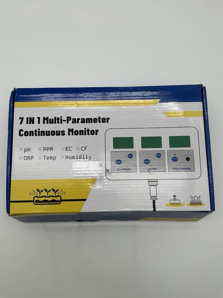 UIUZMAR 7 In 1 Multi-Parameter Continuous Monitor NO SOLUTION (USED)
