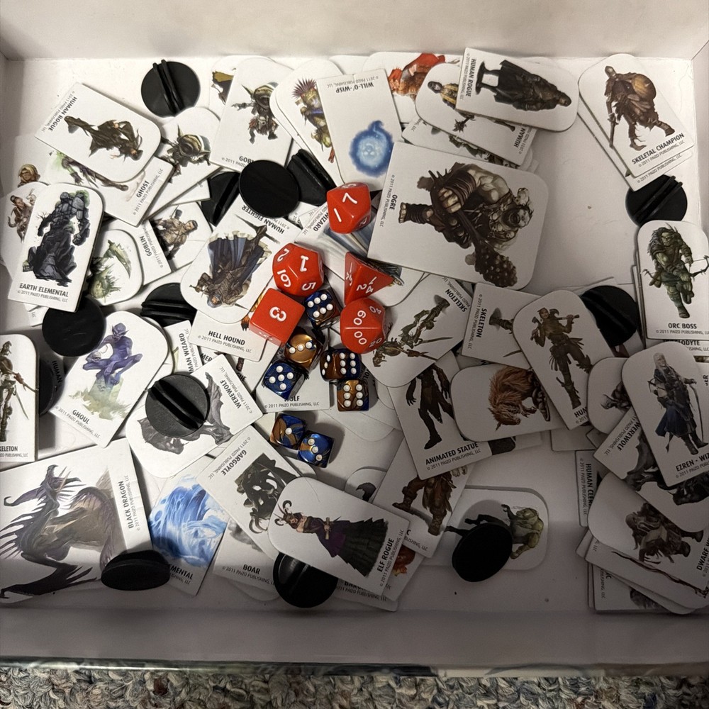 BOXED PATHFINDER ROLE Playing Game Parts Missing Board