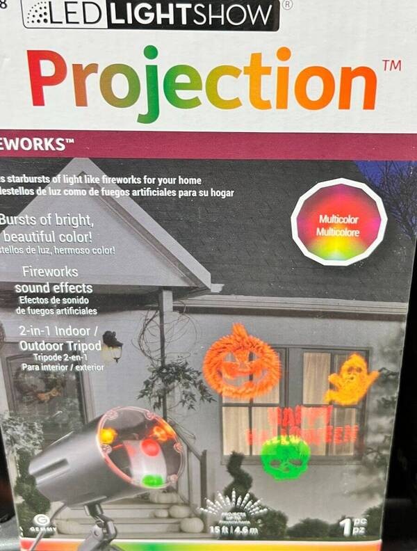 HALLOWEEN LED LIGHT SHOW PROJECTION MULTICOLOR