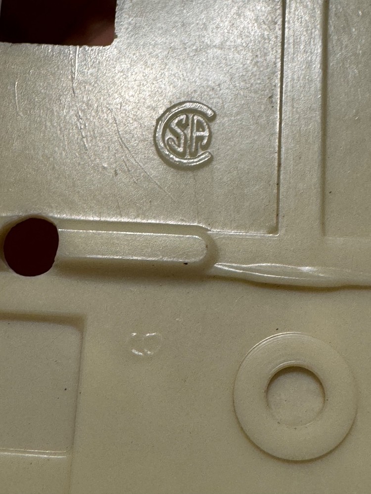 Vintage Single Switch Ivory Bakelite Wall Cover Plate