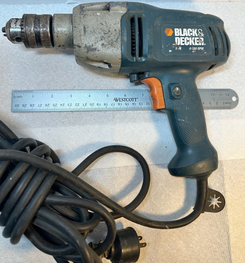 Black And Decker DR500 TYPE 1 Corded 5A Hammer Drill (G)