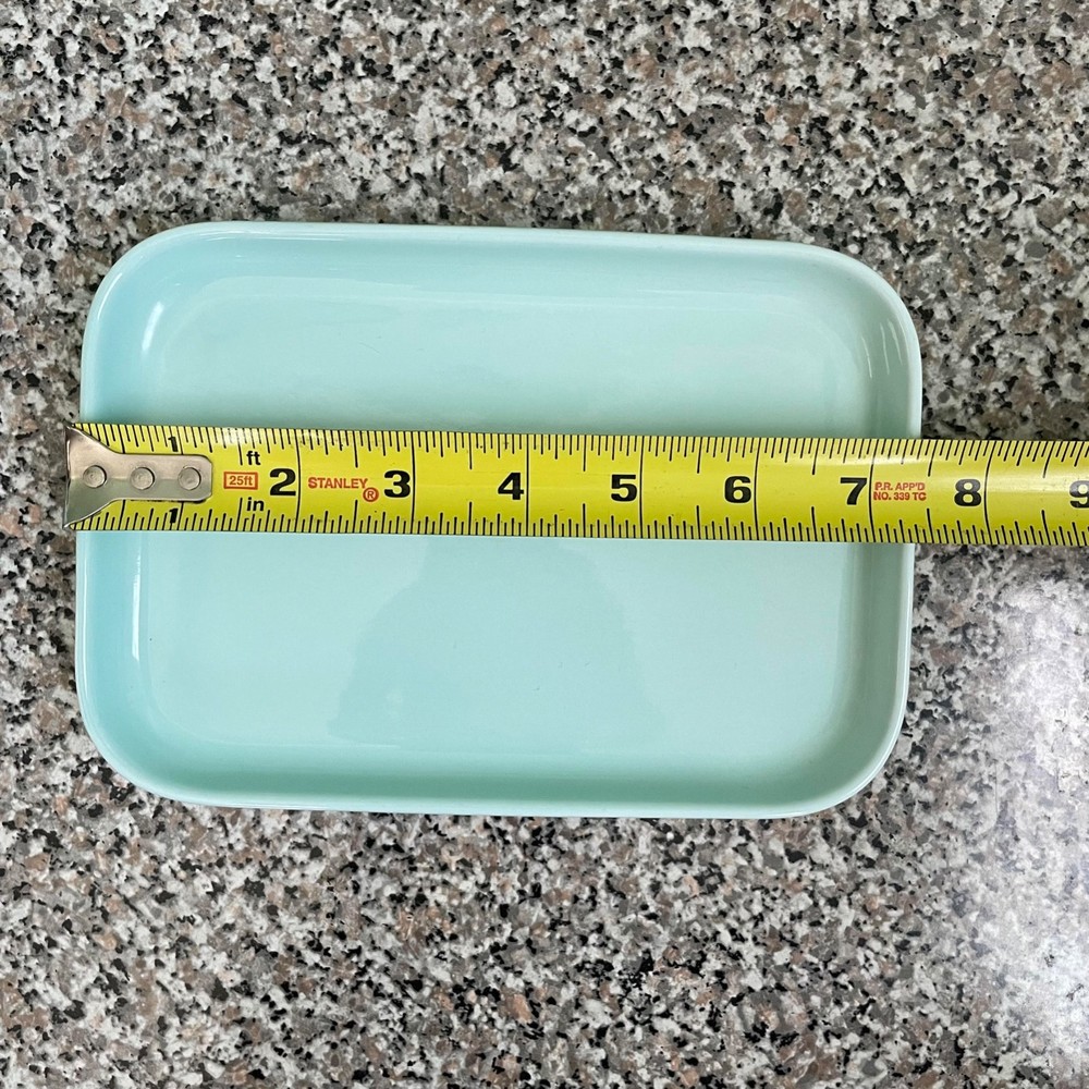 SEED By Ciroa Stoneware Teal Oversized 2 Stick Butter Dish