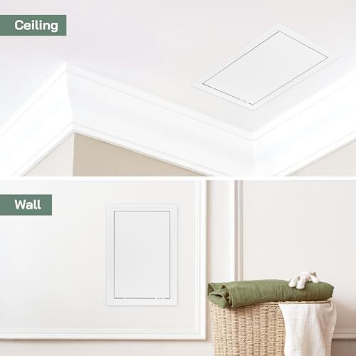 8x12 Access Panel - Pack of 2 - Easy Access Doors - ABS Plastic - Access Pane...