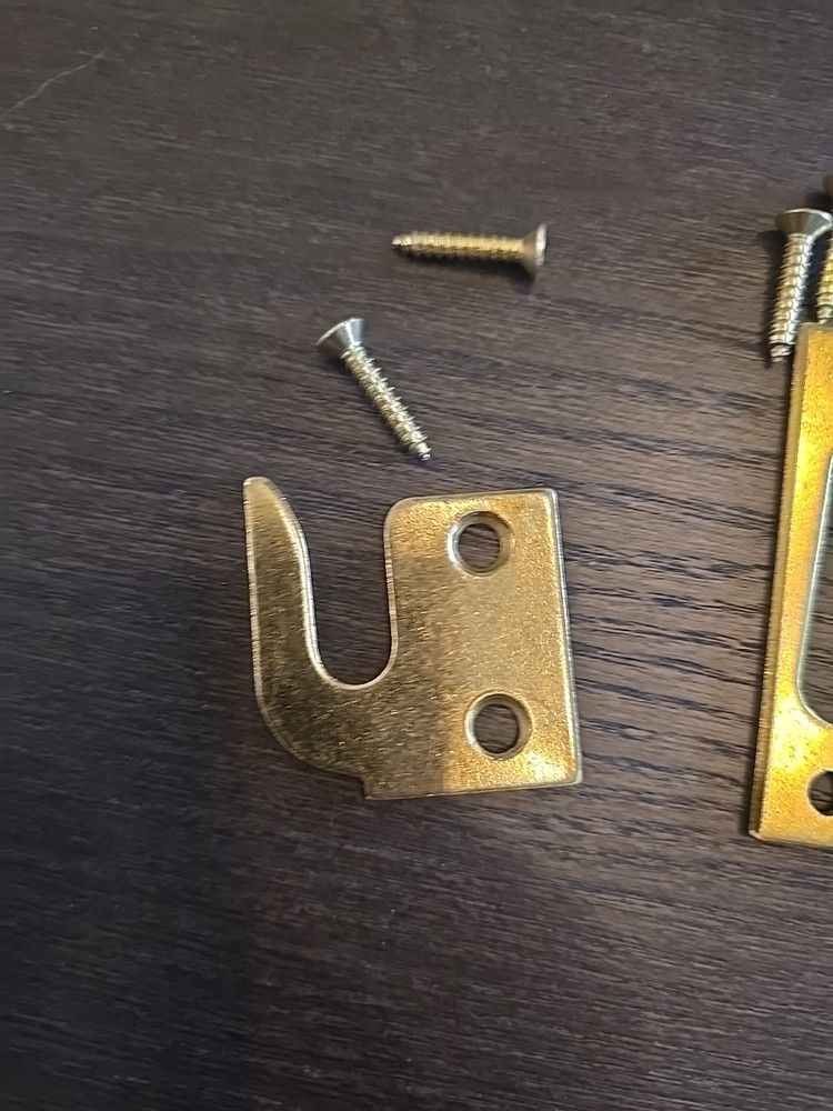 2 In Sash Lock, Brass With Mounting Hardware