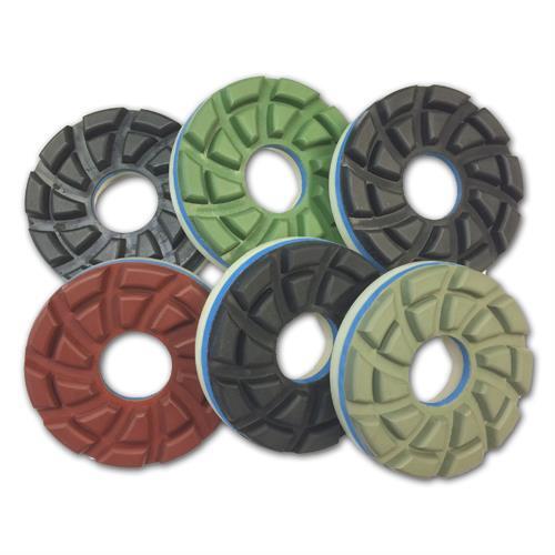 5" Flat Shine Machine Polishing Discs Snail Lock