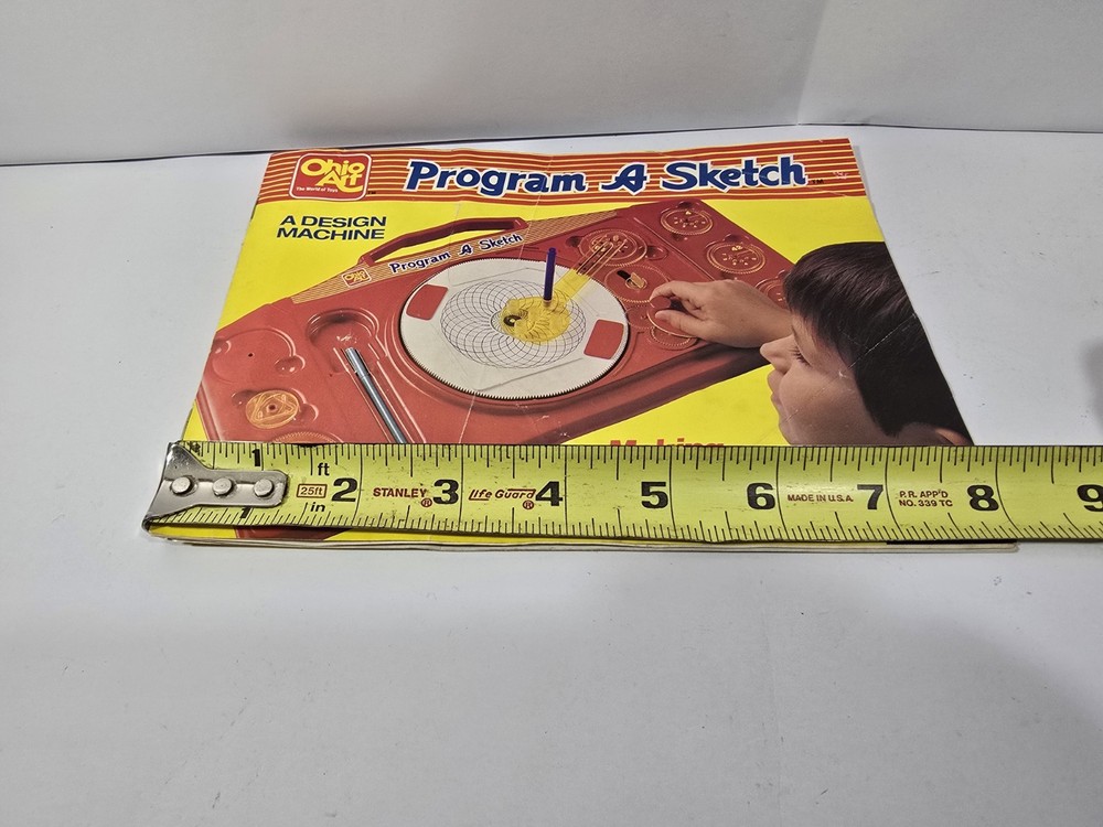 Ohio Art Program A Sketch Design Machine Instruction Booklet